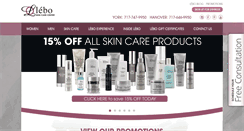 Desktop Screenshot of leboskincare.com